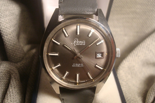 Espectacular Reloj Renis Geneve Antiguo Hombre Maq. Tissot!!