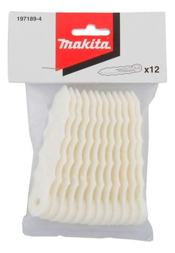 Conjunto Lâmina De Plástico Cortar Grama Makita 197188-6
