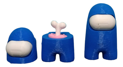 Muñequito Amóng Us 3 D 8 Cm Precio X 1( Dos Modelos )