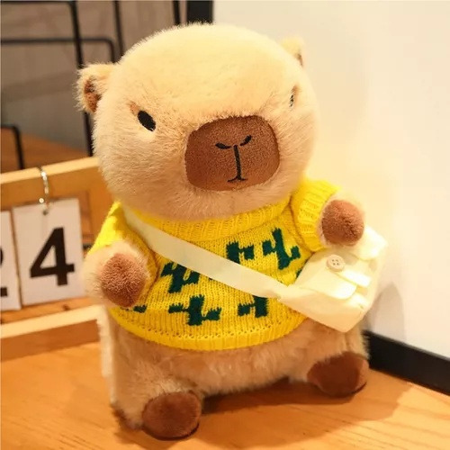 Peluche Capibara Animal Capybara Niños Con 7 Accesorios.sl1