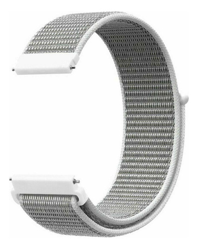 Pulseira Bight Compatível Com Smartwatch Haylou Watch R8 Cor branca,prata