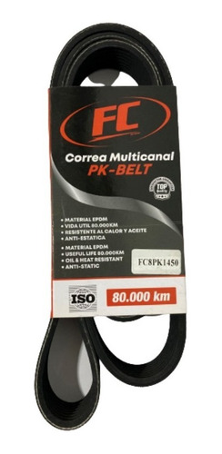Correa Unica Ford Cargo 1721 6ct Sin Aire / 815 4bt 8pk1450