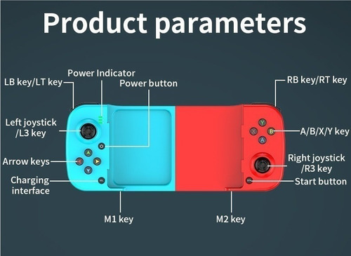 Gamepad Retráctil Bluetooth Para Teléfonos Ios Y Android