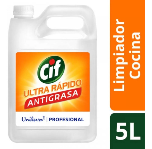 Cif Antigrasa  Ultra Rápido X 5 Lts