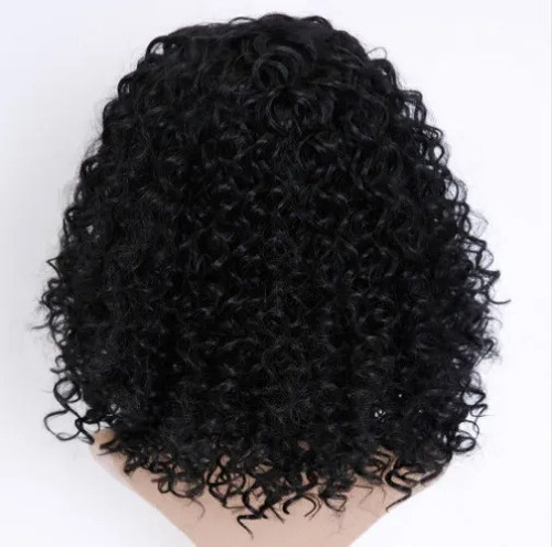 Para . Peruca De Cabelo Humano Natural De 25 Cm Com Ondas