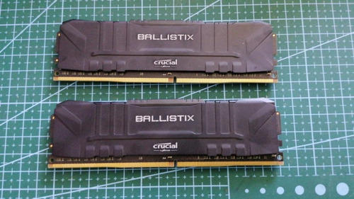 Memoria Ram Ballistix Gamer Color Black  8gb 2 Crucial