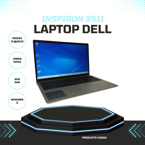 Laptop Dell Inspiron 3511 I3 8gb Ram 15 Casi Nueva - En Caja