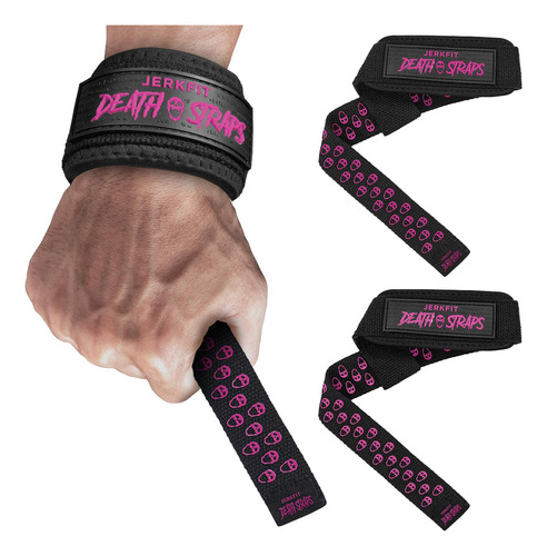 Jerkfit Death Straps - Correas De Levantamiento De Pesas Ros