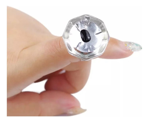 Anillo De Cristal Para Pegamento Extensiones Pestañas Mink