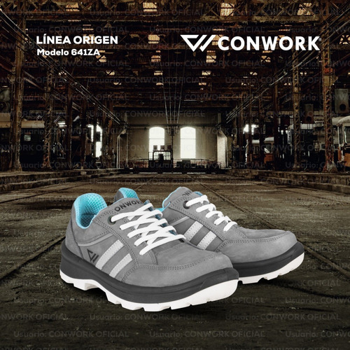 Imagen 8 de 9 de Zapatilla De Seguridad - Calzado Conwork Linea Origen 641za