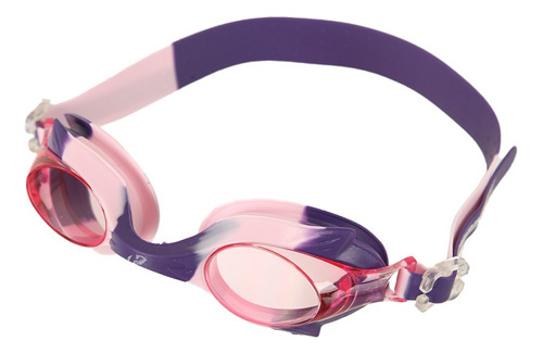 Óculos Natação Hammerhead Infantil Fun Fish - Proteção Uv Cor Violeta/Rosa - Lente Rosa