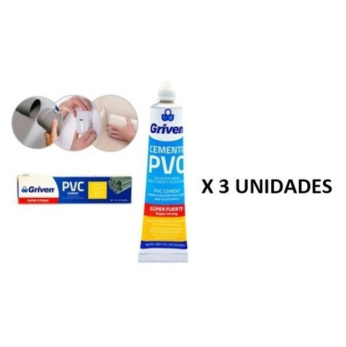 Pega Pvc Para Soldar Agua Fria Marca Griven 29,6ml