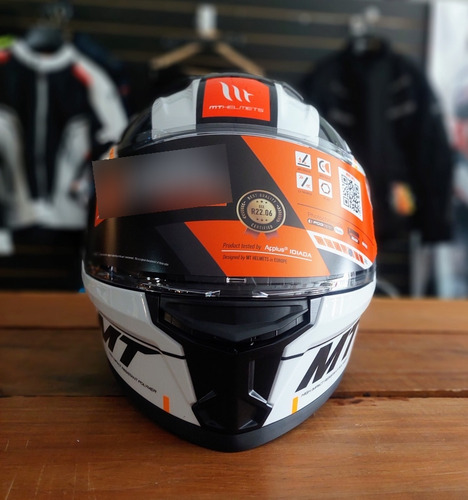 Casco Integral Mt Stinger 2 Zivze B4 Fluor Brillo-allmotors