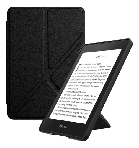 Funda Prem. Origami + Lamina Kindle Paperwhite 11va Gen 6.8 