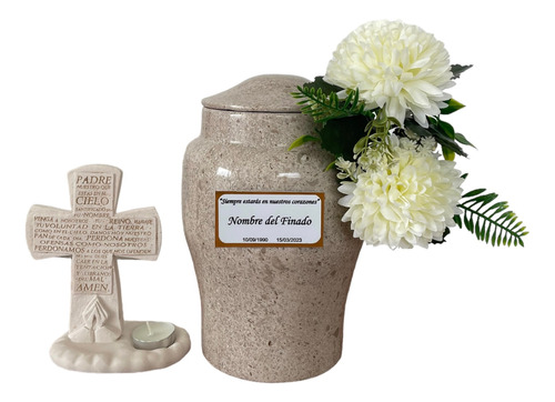 Urna Funeraria Para Cenzas De Cremación Adulto Joya 38