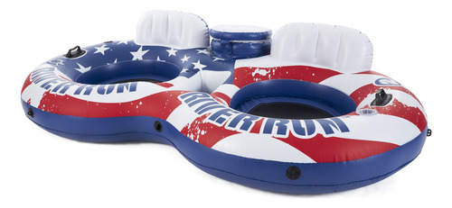 Flotador De Piscina Inflable Intex Bandera Americana Con