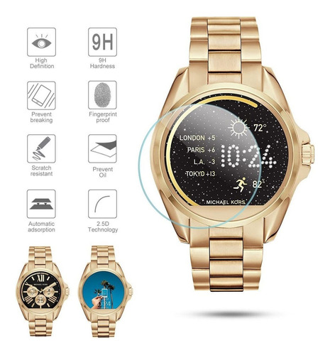 Diruite 4-pack Para Michael Kors Acceso Bradshaw Templado Pr