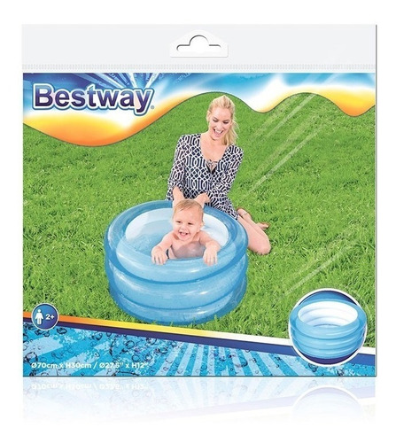 Bestway Pileta Inflable 3 Aros 70x30 Cm Lny 51033 Loonytoys