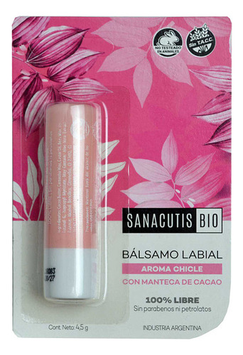 Bálsamo Labial Sanacutis Chicle