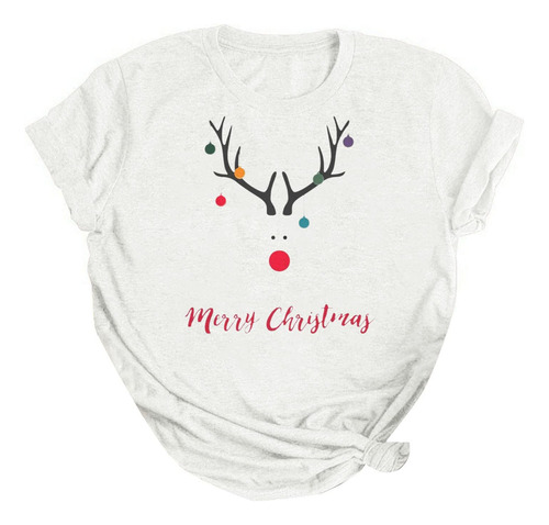 Kingspinner Camiseta Feliz Navidad Para Mujer Divertida