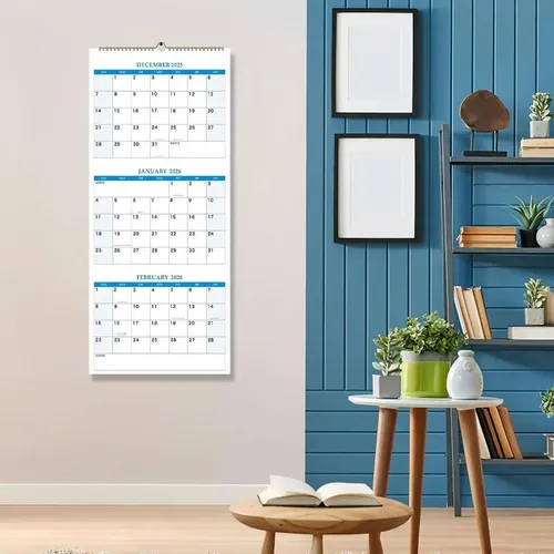Calendario De Pared 2026 Vertical Con Planificador Diario | Cuotas sin ...