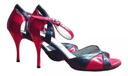 Zapatos Tango De Darcos Cuero Negro Y Rojo N.37 | Mercado