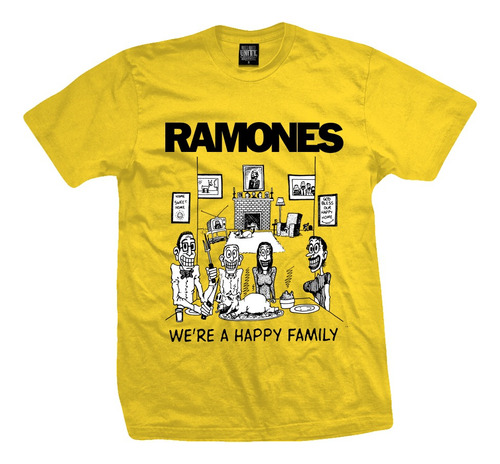 Remera Ramones - Happy Family