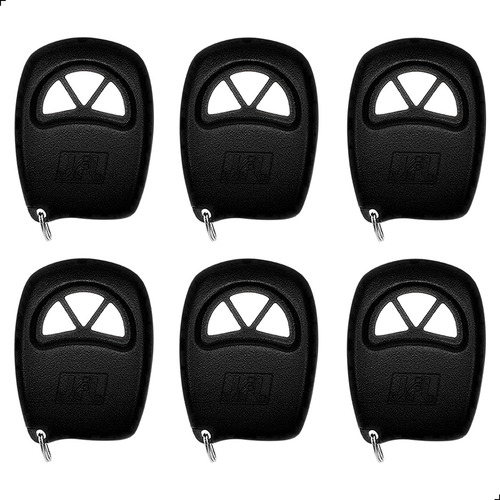 6un Controle Remoto Jfl Tx-4r 4.0 3 Teclas 433 Mhz Cor Preto
