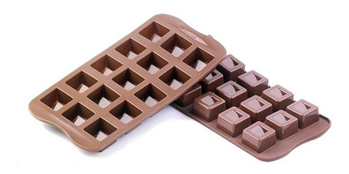 Molde Silicona Chocolate Bombones Cubos Cuadrados