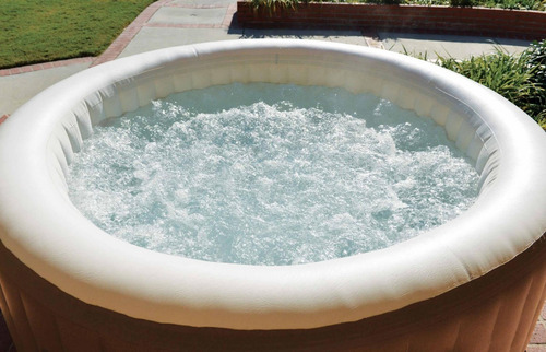 Jacuzzi Spa Inflable Intex Pileta Terapia De Burbujas Motor!