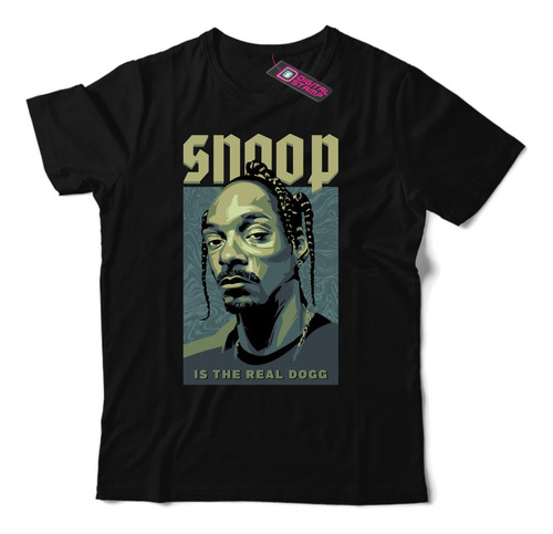 Remera Snoop Dogg  Is The Real Rap Hip Hop Rah20 Dtg Premium