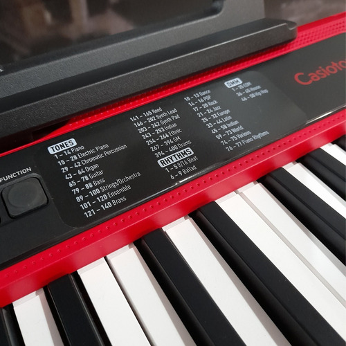Imagem 5 de 7 de Teclado Musical Casio Ct-s200rd Vermelho Estudante Promoção