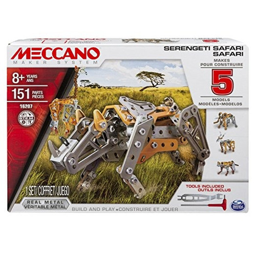 Meccano, 5 Modelo Juego De Construcción, Serengeti Safari, 1