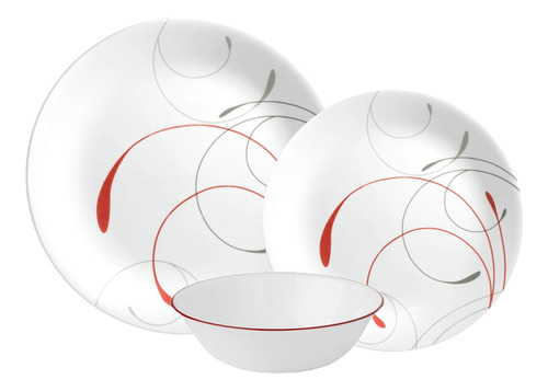 Corelle Splendor - Juego De Vajilla De 18 Piezas Resistente