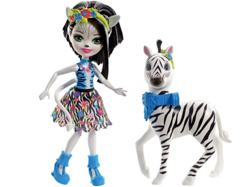 Muñecas Enchantimals Zelena Zebra Juguetes Niñas Original