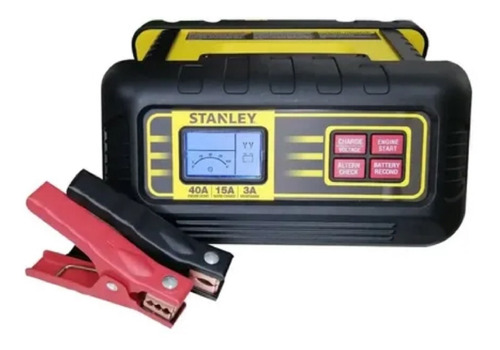 Cargador De Baterias Stanley 15amp Automatico - 110v - 12v