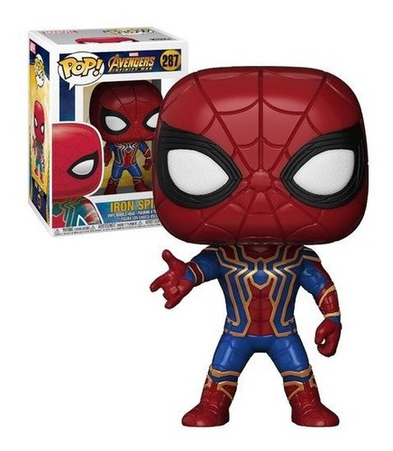 Funko Pop Iron Spider 287 Avengers Infinity War Marvel Edu