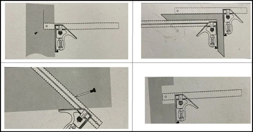Escuadras De Combinación 12 Pulgadas Tipo Truper