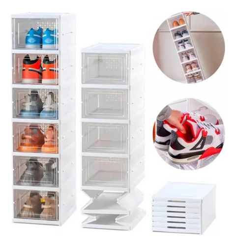 Cajas Organizadoras Zapatera De Tenis Plegables 6 Piezas