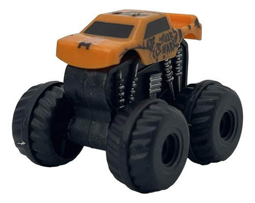 Hot Wheels Mini Carro Com Lançador Laranja - Fun Divirta-se