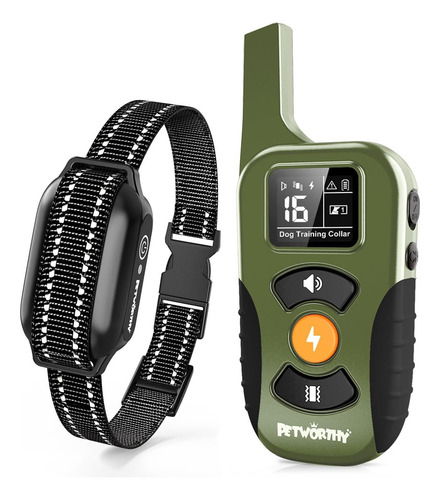Collar De Choque Para Perros Con Control Remoto - Petworthy