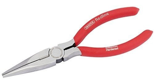 Draper Redline ******* Mm Long Nose Pliers With Pvc Dipped H
