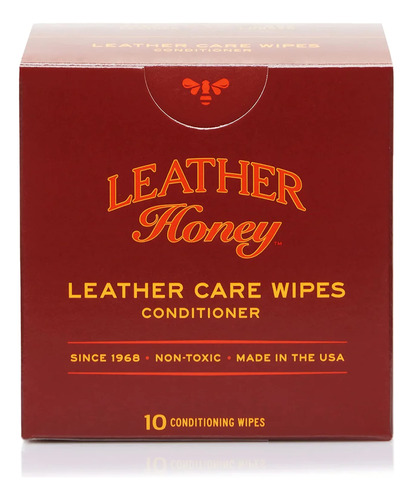 Leather Honey Toallitas Acondicionadoras De Cuero  Toallitas