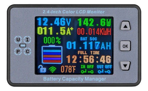 Medidor De Culómetro, Potencia, Capacidad De Batería, Amperí