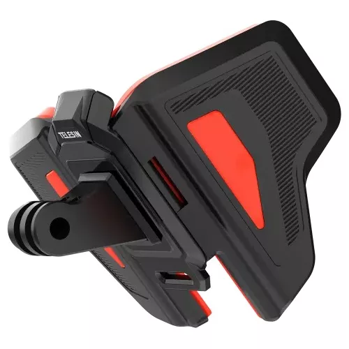  Soporte de barbilla para casco de motocicleta para GoPro Hero,  correa de soporte de montaje de mandíbula para casco con kits de brazo  giratorio de extensión compatible con todas las cámaras