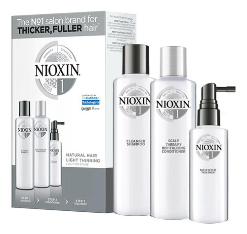 Nioxin System 1 Shampoo Condicionador 150ml E Scalp 50ml