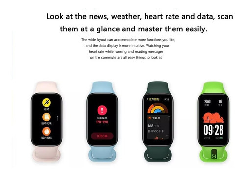 Imagen 5 de 5 de Xiaomi Redmi Smart Band 2 Reloj Pulsera Inteligente Negro