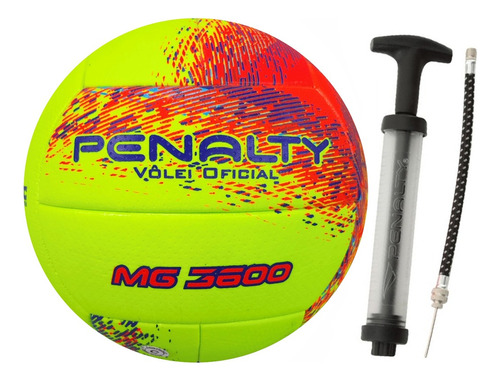 Bola De Volei Penalty Oficial Original Mais Inflador Com Nf