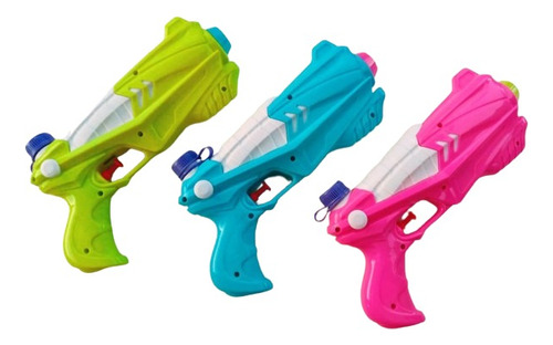 Combo 3 Pistolita De Agua Juguete Piscina Para Carnaval 6 Mt