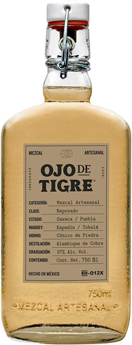 Mezcal Ojo De Tigre Reposado Botella De 750 Ml 